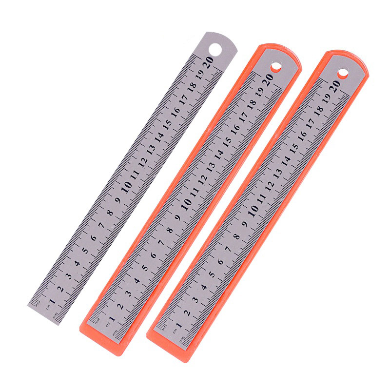 30 cm-es rozsdamentes acél vonalzó